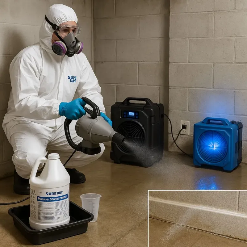 Sanitization and Odor Removal process in Tomah, WI